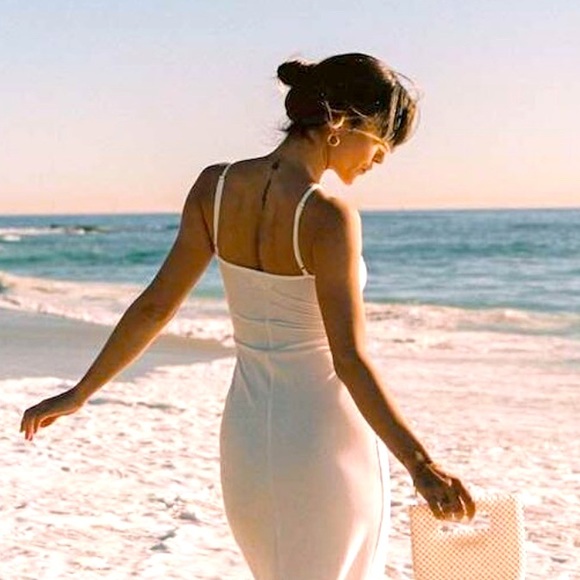 LSPACE AMBROSE MAXI DRESS CREAM/WHITE SIZE SMALL NWT SIMILAR TO CAMILLE DRESS - Picture 3 of 9